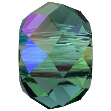 Serinity Crystal Beads Briolette XL Hole (5042) Emerald Shimmer 2X - Bluestreak Crystals