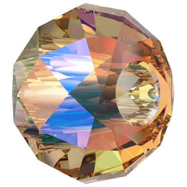 Serinity Crystal Beads Briolette XL Hole (5042) Light Colorado Topaz Shimmer 2X - Bluestreak Crystals