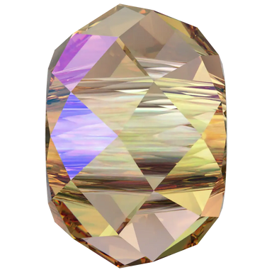 Serinity Crystal Beads Briolette XL Hole (5042) Light Colorado Topaz Shimmer 2X - Bluestreak Crystals