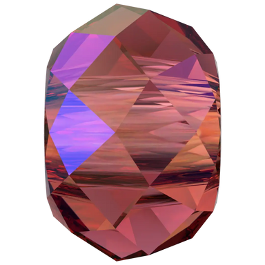Serinity Crystal Beads Briolette XL Hole (5042) Scarlet Shimmer 2X - Bluestreak Crystals