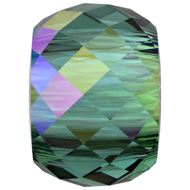 Serinity Crystal Beads Briolette XXL Hole (5043) Emerald Shimmer 2X - Bluestreak Crystals
