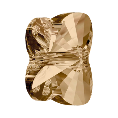Serinity Crystal Beads Butterfly (5754) Crystal Golden Shadow - Bluestreak Crystals