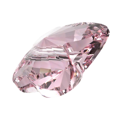 Serinity Crystal Beads Butterfly (5754) Light Rose - Bluestreak Crystals