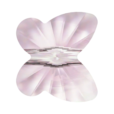 Serinity Crystal Beads Butterfly (5754) Light Rose - Bluestreak Crystals
