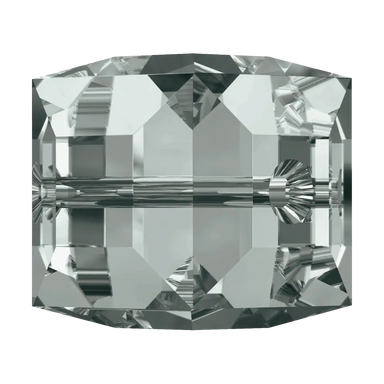 Serinity Crystal Beads Cube (5601) Black Diamond - Bluestreak Crystals