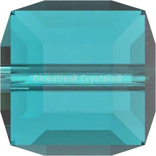 Serinity Crystal Beads Cube (5601) Blue Zircon-Serinity Beads-4mm - Pack of 5-Bluestreak Crystals
