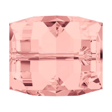 Serinity Crystal Beads Cube (5601) Blush Rose - Bluestreak Crystals