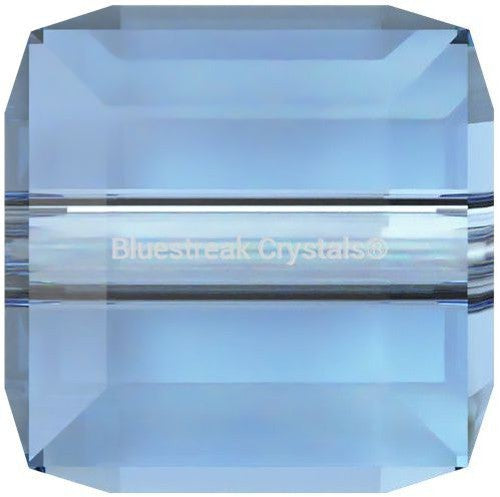 Serinity Crystal Beads Cube (5601) Cool Blue-Serinity Beads-4mm - Pack of 5-Bluestreak Crystals