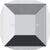 Serinity Crystal Beads Cube (5601) Crystal Light Chrome B-Serinity Beads-4mm - Pack of 5-Bluestreak Crystals