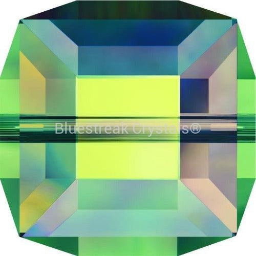 Serinity Crystal Beads Cube (5601) Crystal Vitrail Medium B-Serinity Beads-4mm - Pack of 5-Bluestreak Crystals