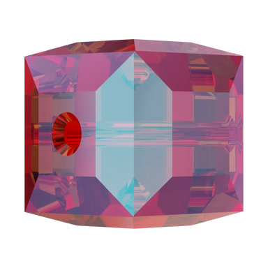 Serinity Crystal Beads Cube (5601) Light Siam Shimmer B - Bluestreak Crystals