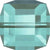 Serinity Crystal Beads Cube (5601) Light Turquoise-Serinity Beads-4mm - Pack of 5-Bluestreak Crystals