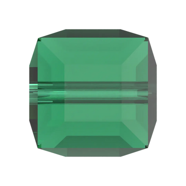 Serinity Crystal Beads Cube (5601) Majestic Green - Bluestreak Crystals