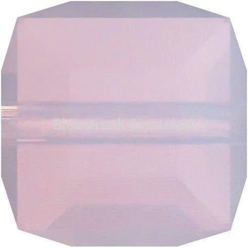 Serinity Crystal Beads Cube (5601) Rose Water Opal-Serinity Beads-4mm - Pack of 5-Bluestreak Crystals