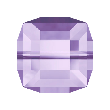 Serinity Crystal Beads Cube (5601) Tanzanite - Bluestreak Crystals