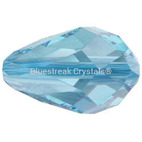 Serinity Crystal Beads Drop (5500) Aquamarine-Serinity Beads-9mm - Pack of 5-Bluestreak Crystals