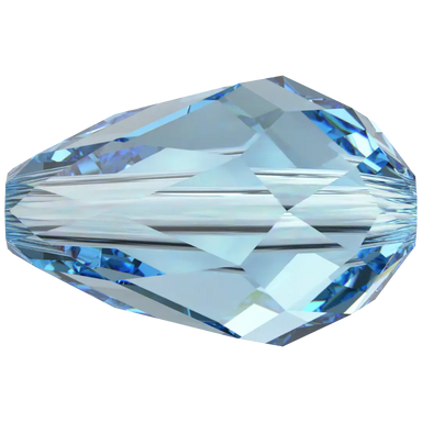 Serinity Crystal Beads Drop (5500) Aquamarine - Bluestreak Crystals