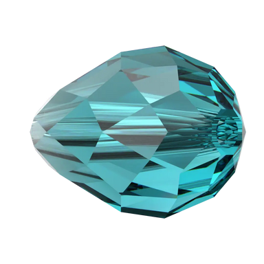 Serinity Crystal Beads Drop (5500) Blue Zircon - Bluestreak Crystals