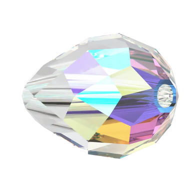 Serinity Crystal Beads Drop (5500) Crystal AB - Bluestreak Crystals