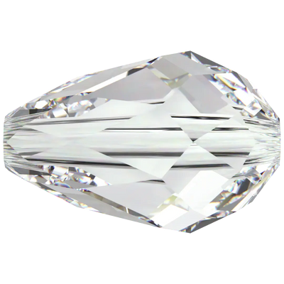 Swarovski Crystal Beads Drop (5500) Crystal - Bluestreak Crystals