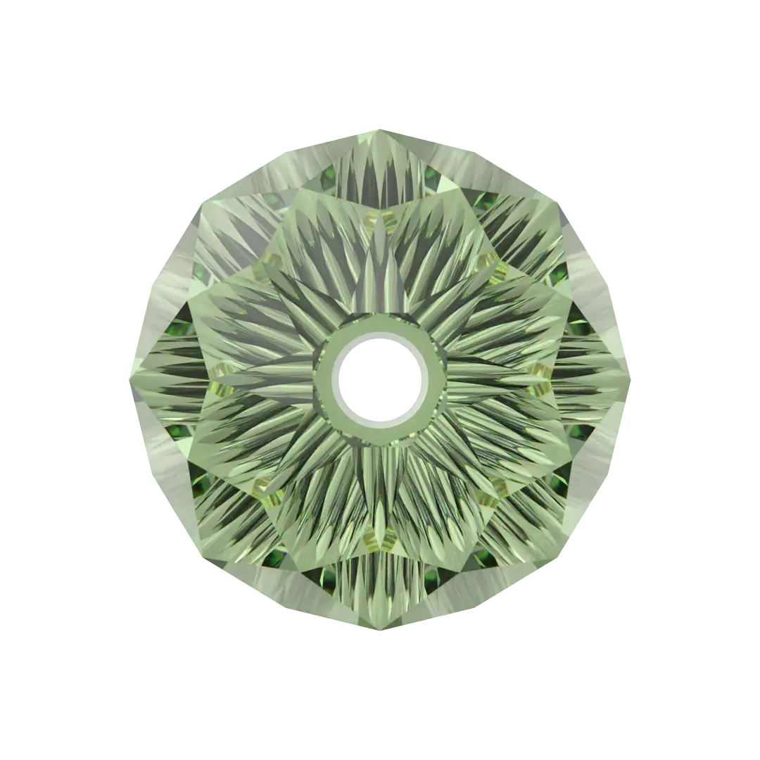 Serinity Crystal Beads Drop (5500) Dark Peridot - Bluestreak Crystals