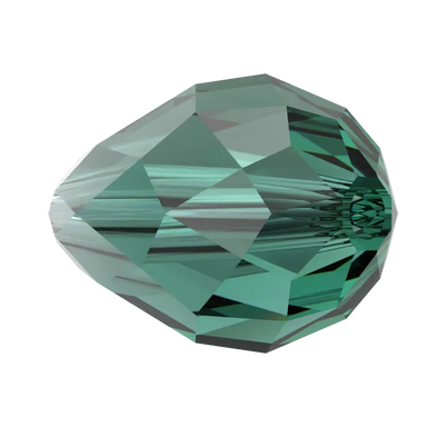 Serinity Crystal Beads Drop (5500) Emerald - Bluestreak Crystals