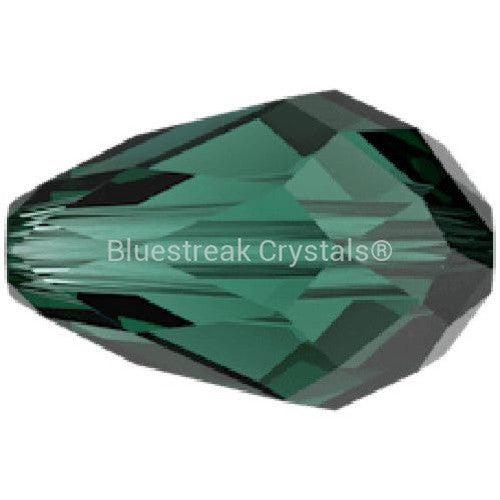 Serinity Crystal Beads Drop (5500) Emerald-Serinity Beads-9mm - Pack of 5-Bluestreak Crystals