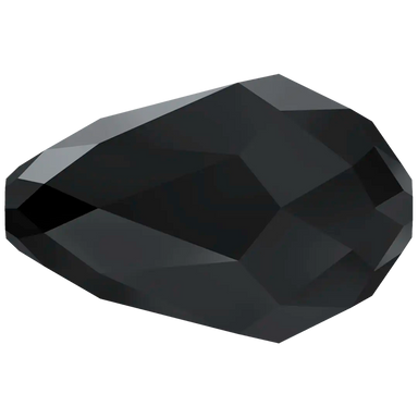 Serinity Crystal Beads Drop (5500) Jet - Bluestreak Crystals