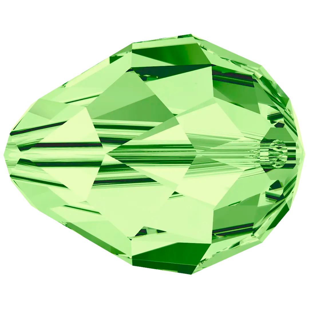 Serinity Crystal Beads Drop (5500) Peridot - Bluestreak Crystals