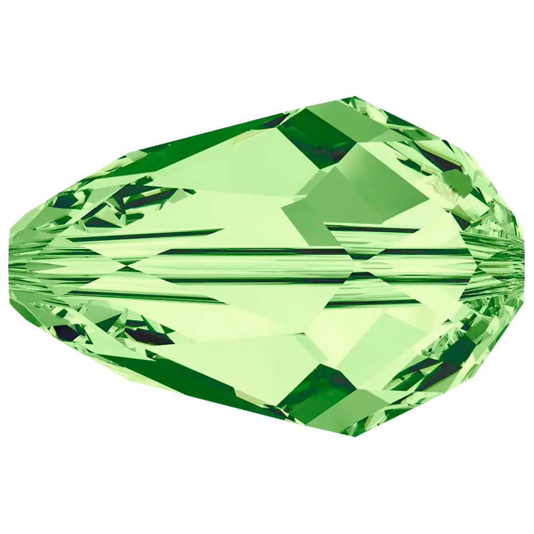 Serinity Crystal Beads Drop (5500) Peridot - Bluestreak Crystals