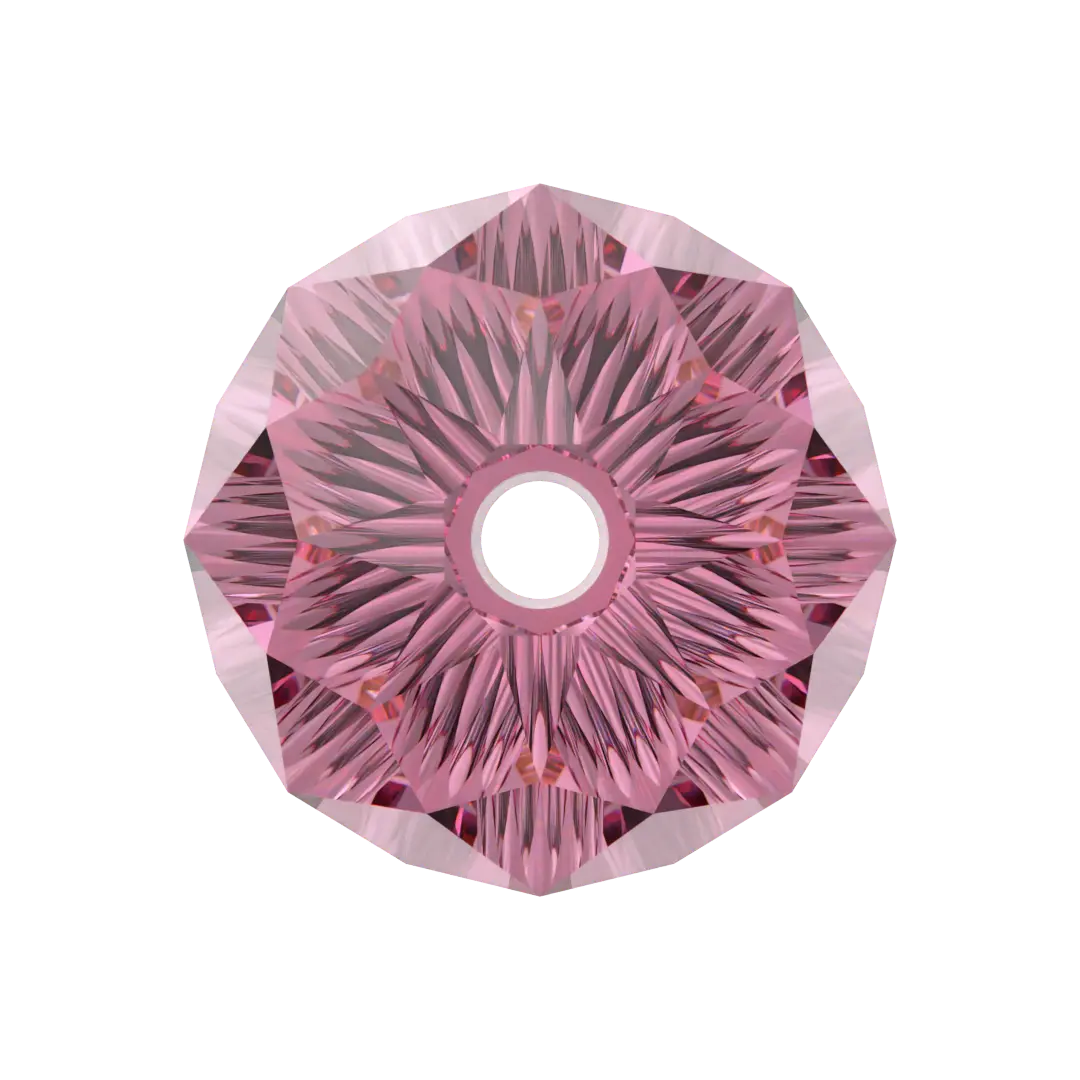 Serinity Crystal Beads Drop (5500) Rose - Bluestreak Crystals