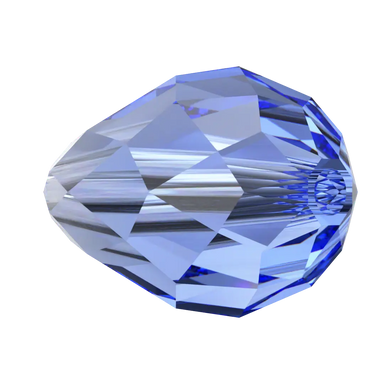 Serinity Crystal Beads Drop (5500) Sapphire - Bluestreak Crystals