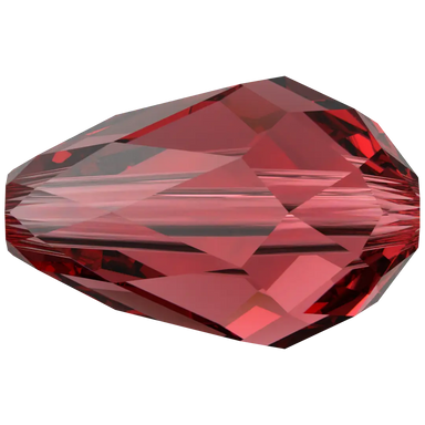 Serinity Crystal Beads Drop (5500) Scarlet - Bluestreak Crystals