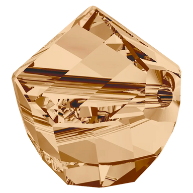 Swarovski Crystal Beads Helix (5020) Crystal Golden Shadow - Bluestreak Crystals