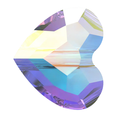 Serinity Crystal Beads Love (5741) Crystal AB - Bluestreak Crystals