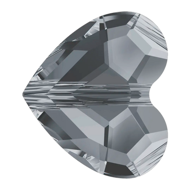 Serinity Crystal Beads Love (5741) Crystal Silver Night 2X - Bluestreak Crystals