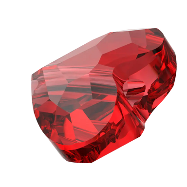 Swarovski Crystal Beads Love (5741) Light Siam - Bluestreak Crystals