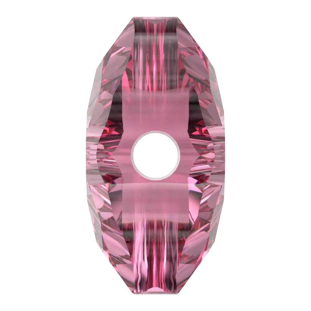 Serinity Crystal Beads Love (5741) Rose - Bluestreak Crystals