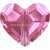 Serinity Crystal Beads Love (5741) Rose-Serinity Beads-8mm - Pack of 4-Bluestreak Crystals