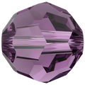 Swarovski Crystal Beads Round (5000) Amethyst - Bluestreak Crystals