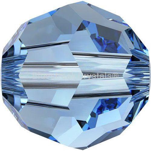 Serinity Crystal Beads Round (5000) Cool Blue-Serinity Beads-4mm - Pack of 25-Bluestreak Crystals