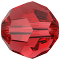 Swarovski Crystal Beads Round (5000) Light Siam - Bluestreak Crystals