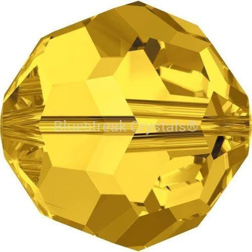 Serinity Crystal Beads Round (5000) Light Topaz-Serinity Beads-4mm - Pack of 25-Bluestreak Crystals