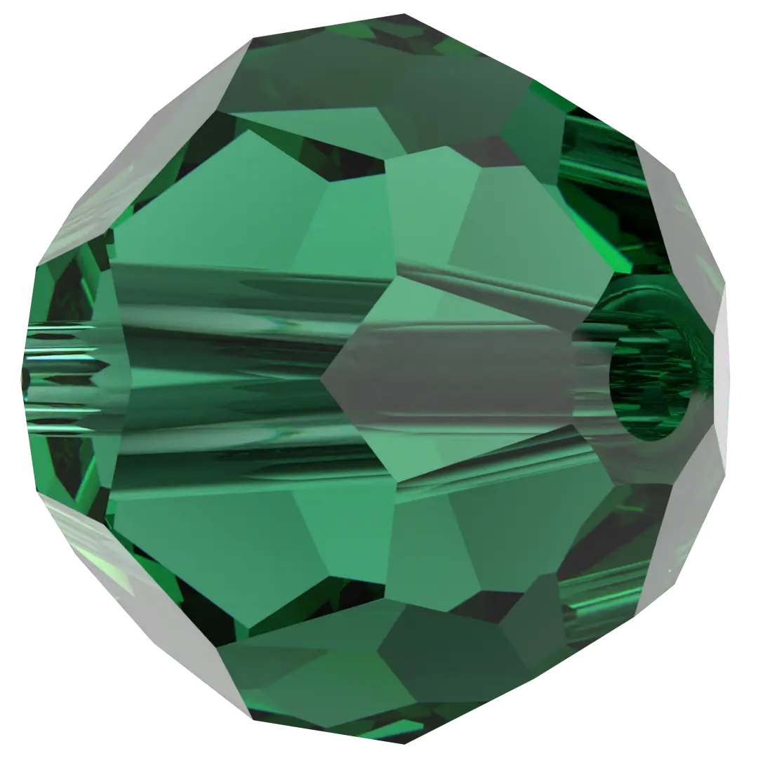 Serinity Crystal Beads Round (5000) Majestic Green - Bluestreak Crystals