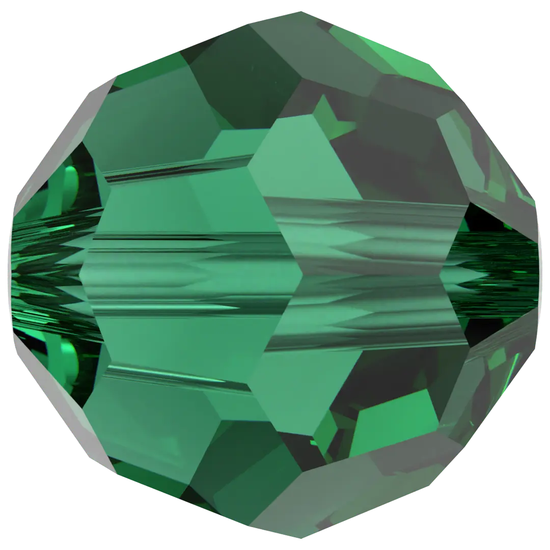 Serinity Crystal Beads Round (5000) Majestic Green - Bluestreak Crystals