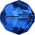 Serinity Crystal Beads Round (5000) Sapphire-Serinity Beads-4mm - Pack of 25-Bluestreak Crystals