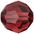 Swarovski Crystal Beads Round (5000) Siam - Bluestreak Crystals