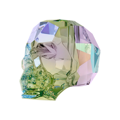 Serinity Crystal Beads Skull (5750) Crystal Paradise Shine - Bluestreak Crystals