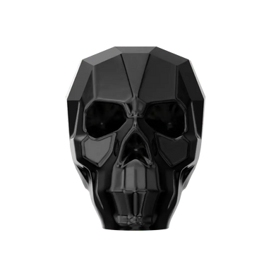 Swarovski Crystal Beads Skull (5750) Jet - Bluestreak Crystals