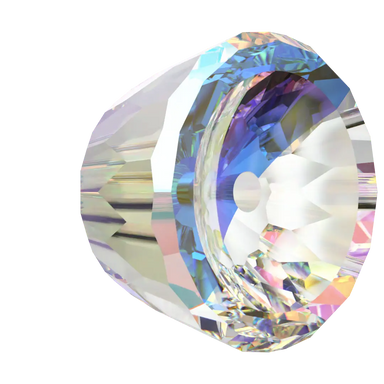 Swarovski Crystal Beads Small Dome (5542) Crystal AB - Bluestreak Crystals